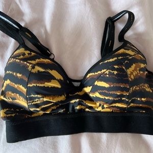 Adam Selman Sports (ASS) Bra Tiger Print
